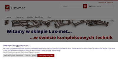 Lux-met - Techniki zamocowań - wkręty, kołki