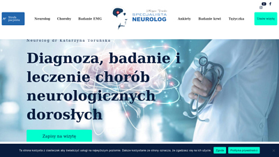 Specjalista Neurologa,  EMG dr Katarzyna Toruńska