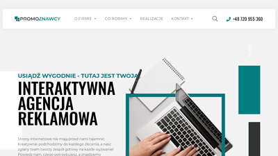 Strony internetowe Rzeszów - PROMOznawcy - Kreatywna agencja marketingowa.